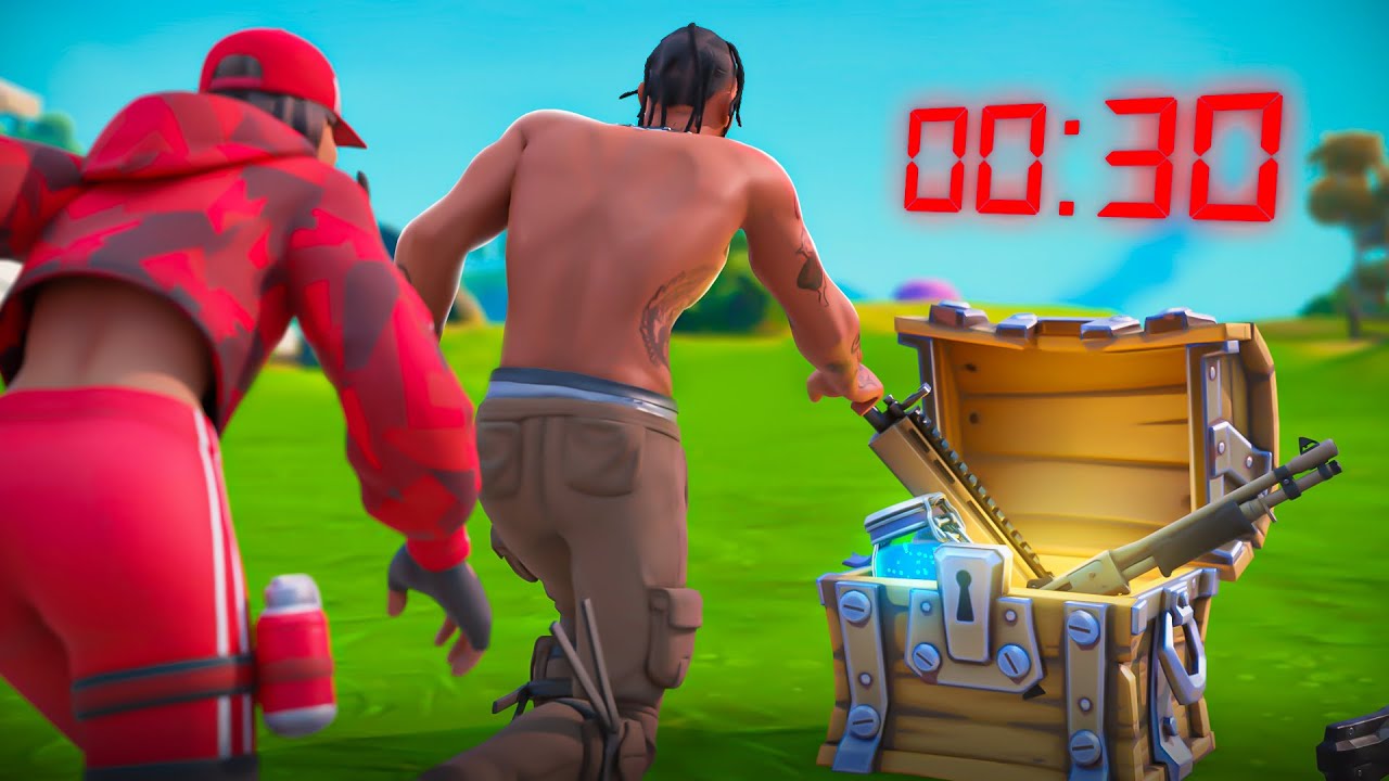 On a seulement 30 SECONDES pour se LOOTER ! (défi extrême ft. ZetFar)