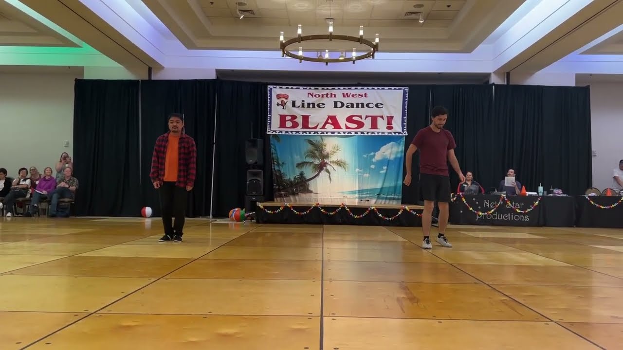 Be Obnoxious Line Dance by Darran Casey & Jason Aban Demo @ 2024 NWLD Blast