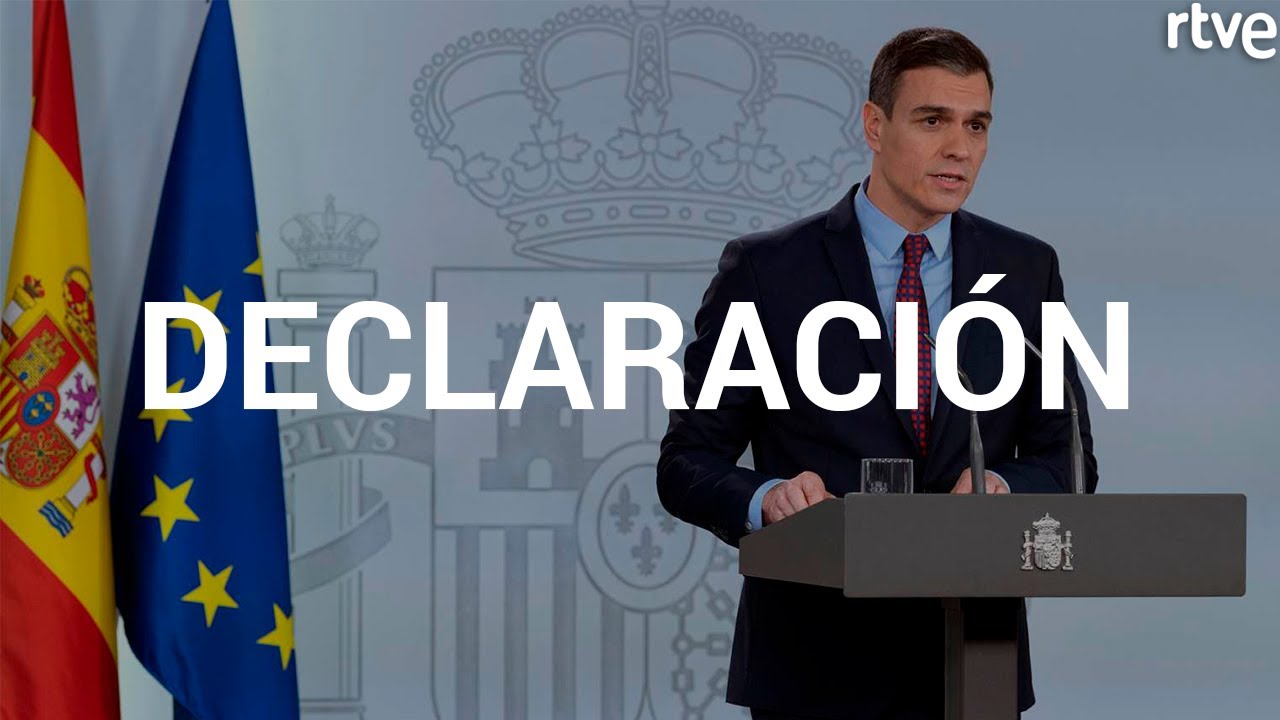 CORONAVIRUS: DECLARACIÓN INSTITUCIONAL DE PEDRO SÁNCHEZ | Telediario
