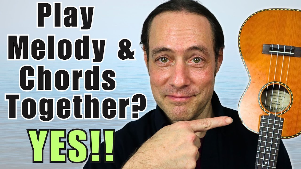 The EASY way combine melody & chords on Ukulele! (a FUN Gospel Blues Song)