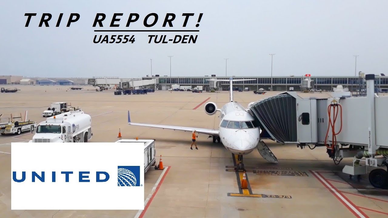CRJ200 = Possible Hearing Loss // United Airlines 5554 | Tulsa - Denver