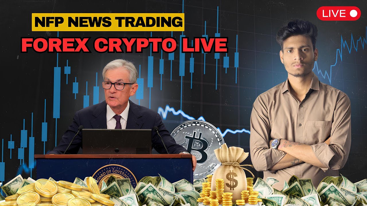 NFP NEWS LIVE TRADING || NEW YORK SESSION | GOLD TRADING | CRYPTO TRADING |