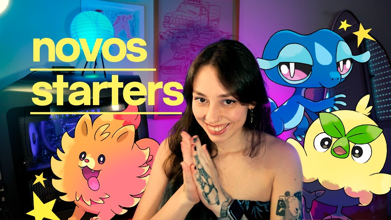 criando meus próprios iniciais da geração nova de pokémon