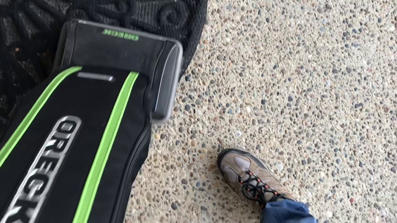 Vacuuming entry mat
