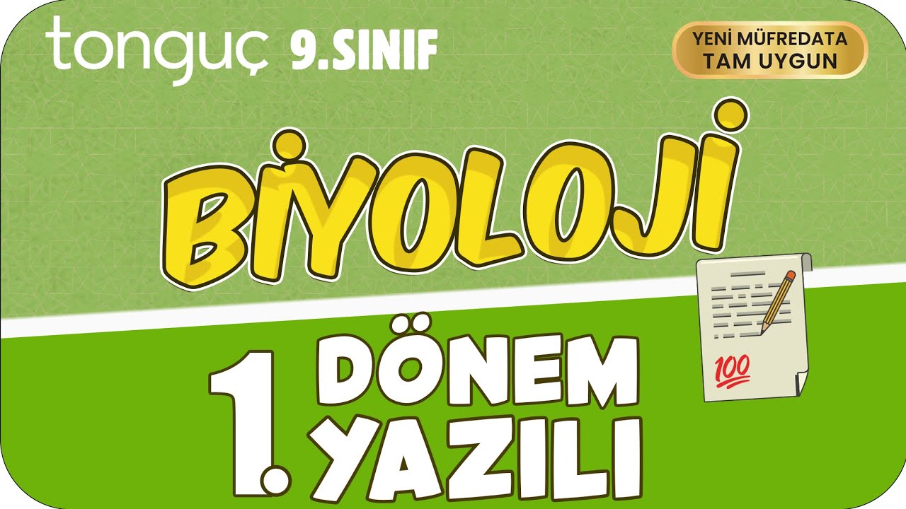 9.Sınıf Biyoloji 1.Dönem 1.Yazılıya Hazırlık 📑 #2026