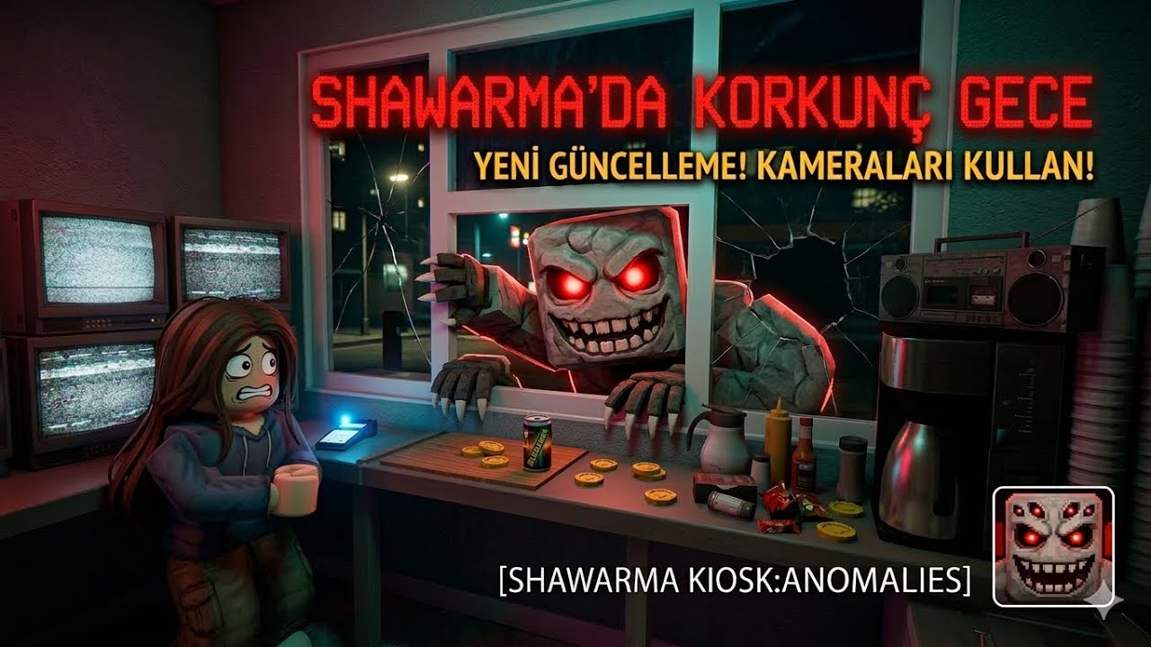 SHAWARMA’DA PALYAÇO SALDIRDI🤡 | Roblox gece vardiyası