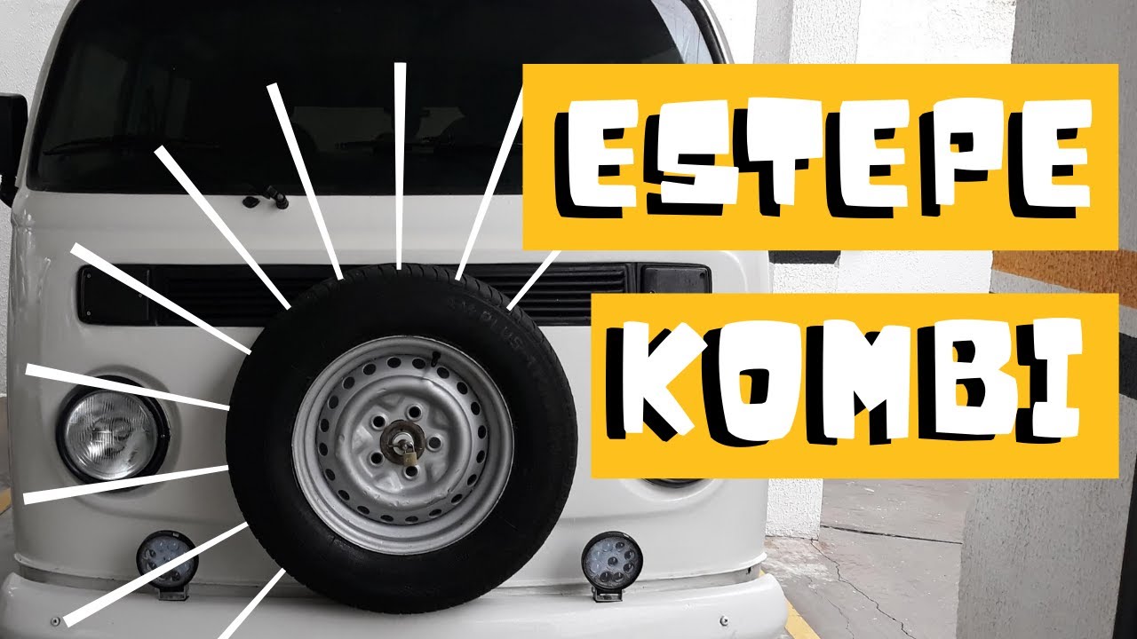 Como INSTALAR o SUPORTE de ESTEPE NA FRENTE da KOMBI HOME | Kombichileira #ep13