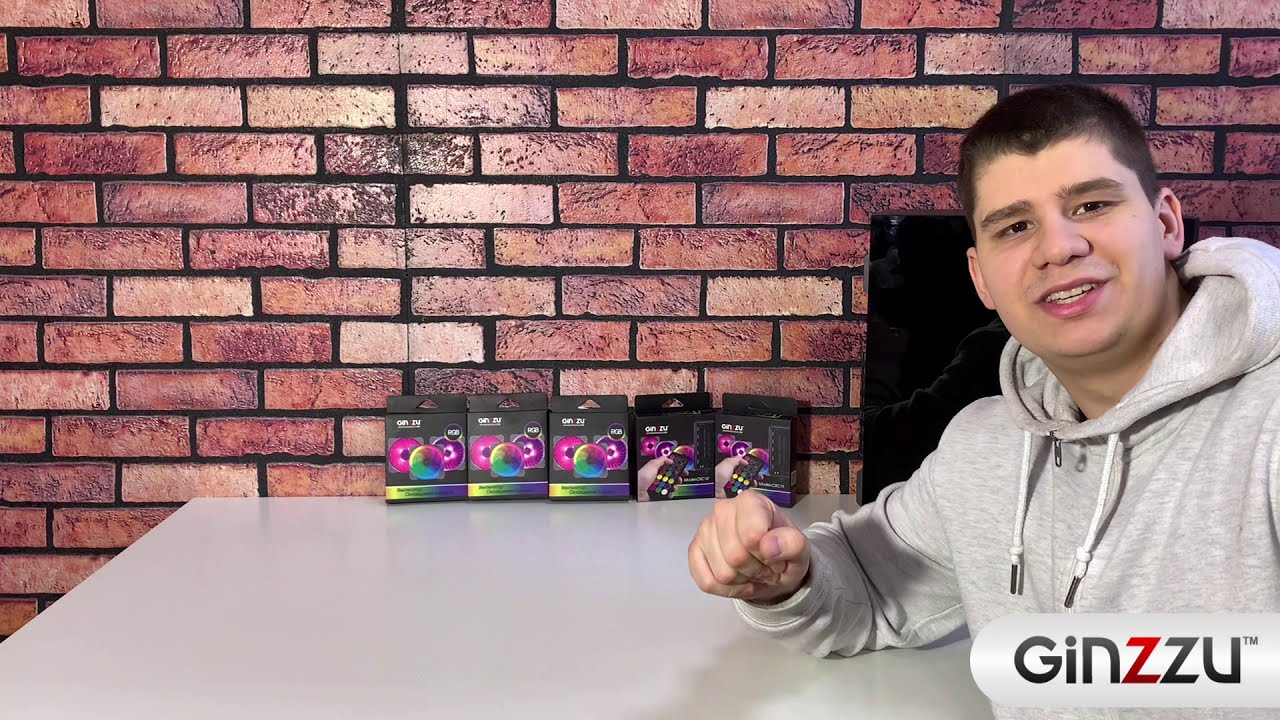 Инструкция по подключению контроллеров CRC10 или CRC11, так же RGB вентиляторов 6 pin от GINZZU.