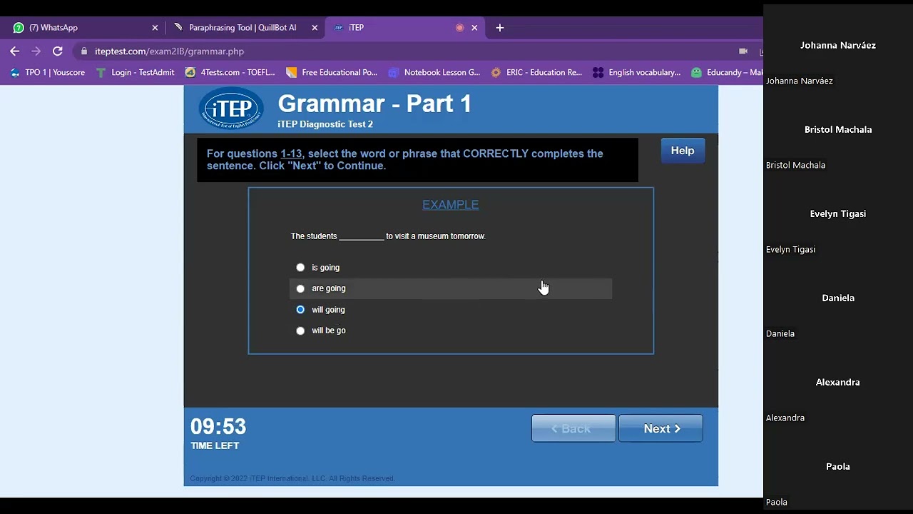 iTEP exam