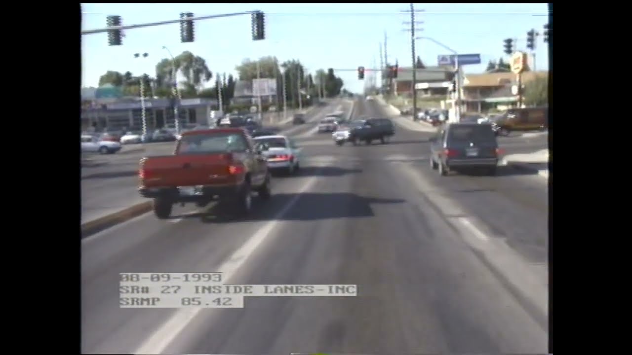Driving On WA SR-27 South/North In 1993 (Spokane Valley)