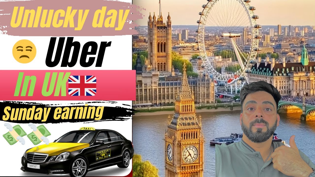 Uber work in UK 🤑 | Sunday earning Vlog | Taxi driver in Uk in Urdu & Hindi | 2025 🇬🇧