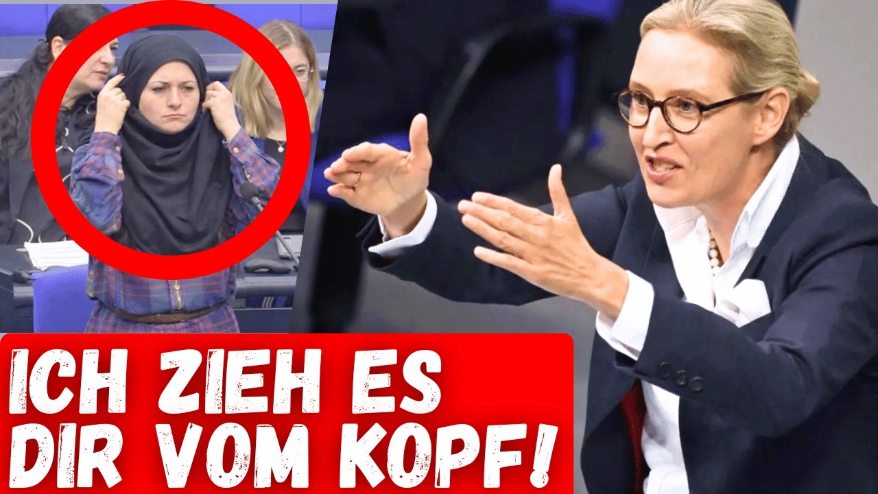 SIE SIND DIE STIMME DES ISLAMISMUS! Alice Weidel traut ihren Augen nicht!