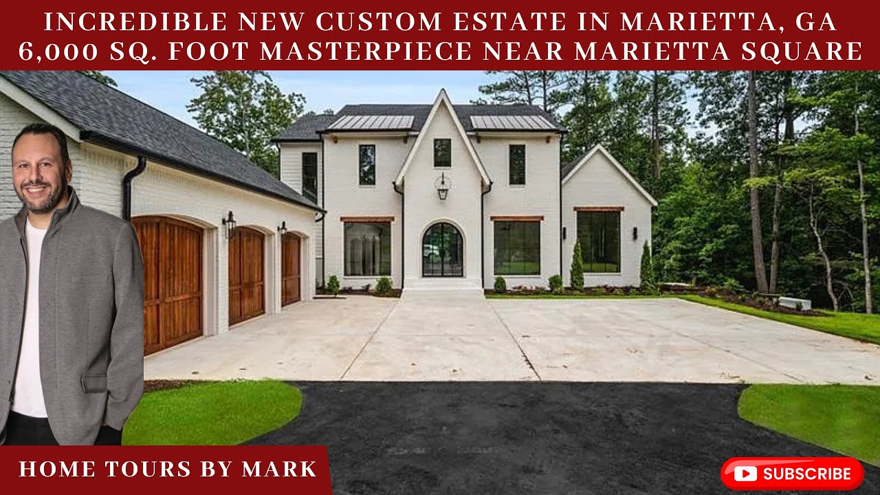 Custom New Construction In Marietta, GA - 6 Bed, 6 Bath, 6,000 Sq. Ft, Great Lot, Finished Basement