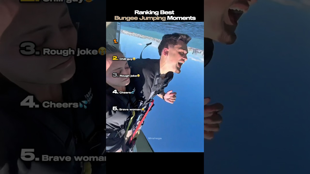 Ranking Best Bungee Jumping Moments🪢