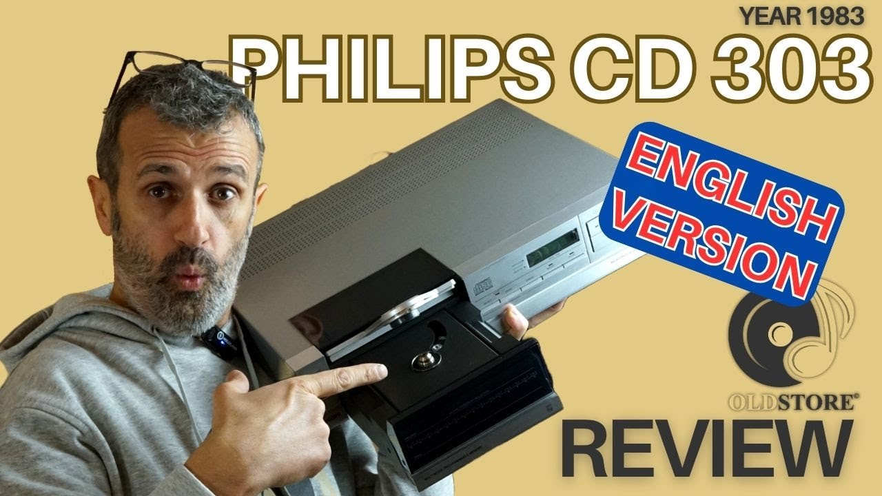 Philips CD 303 - vintage CD player REVIEW