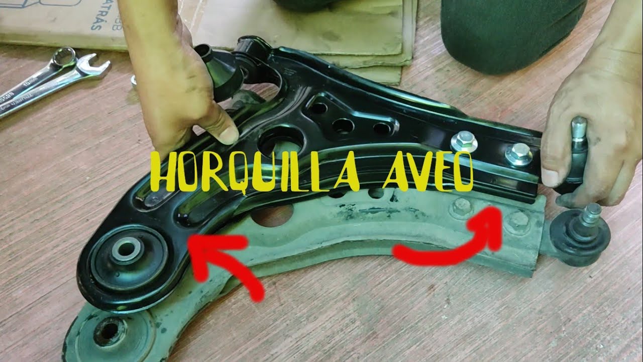 como cambiar horquilla aveo