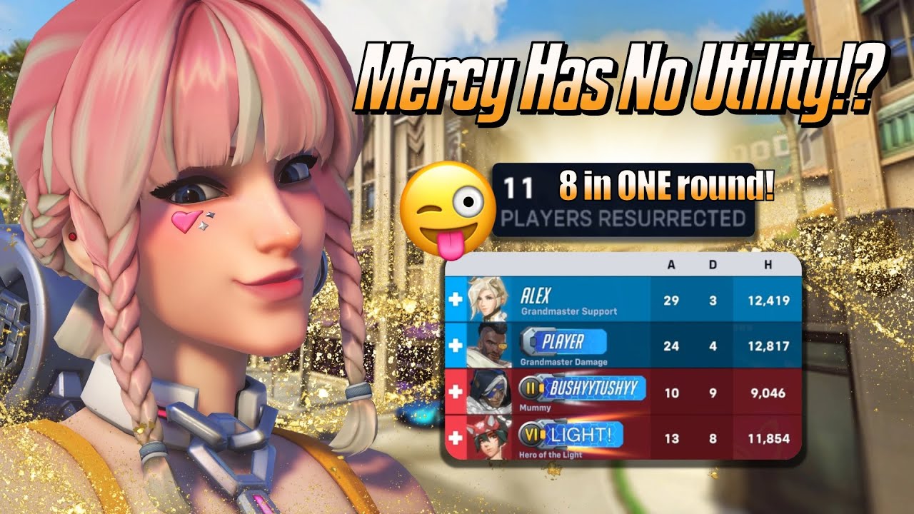 Mercy Has No Utility!? 😜 - Mercy Gameplay & Commentary - Overwatch 2 (Season 20)
