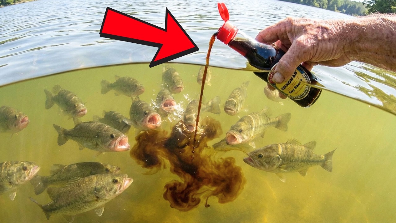 Pour This KITCHEN LIQUID in the Water and Fish Swarm to You — BANNED in 15 States!