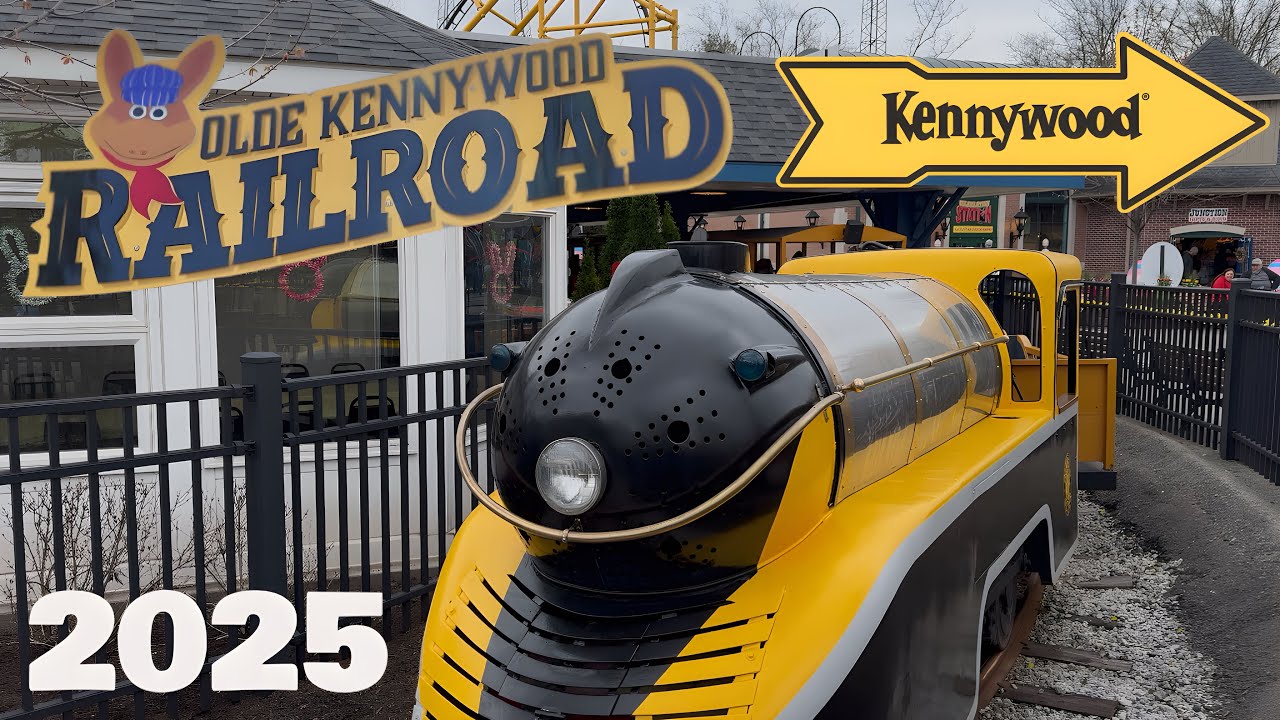 Olde Kennywood Railroad - Updated for 2025 - Kennywood Park - Full Ride POV