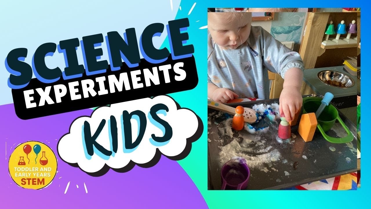 Рождественские STEM-игры со льдом и лепка снега – научные эксперименты для детей