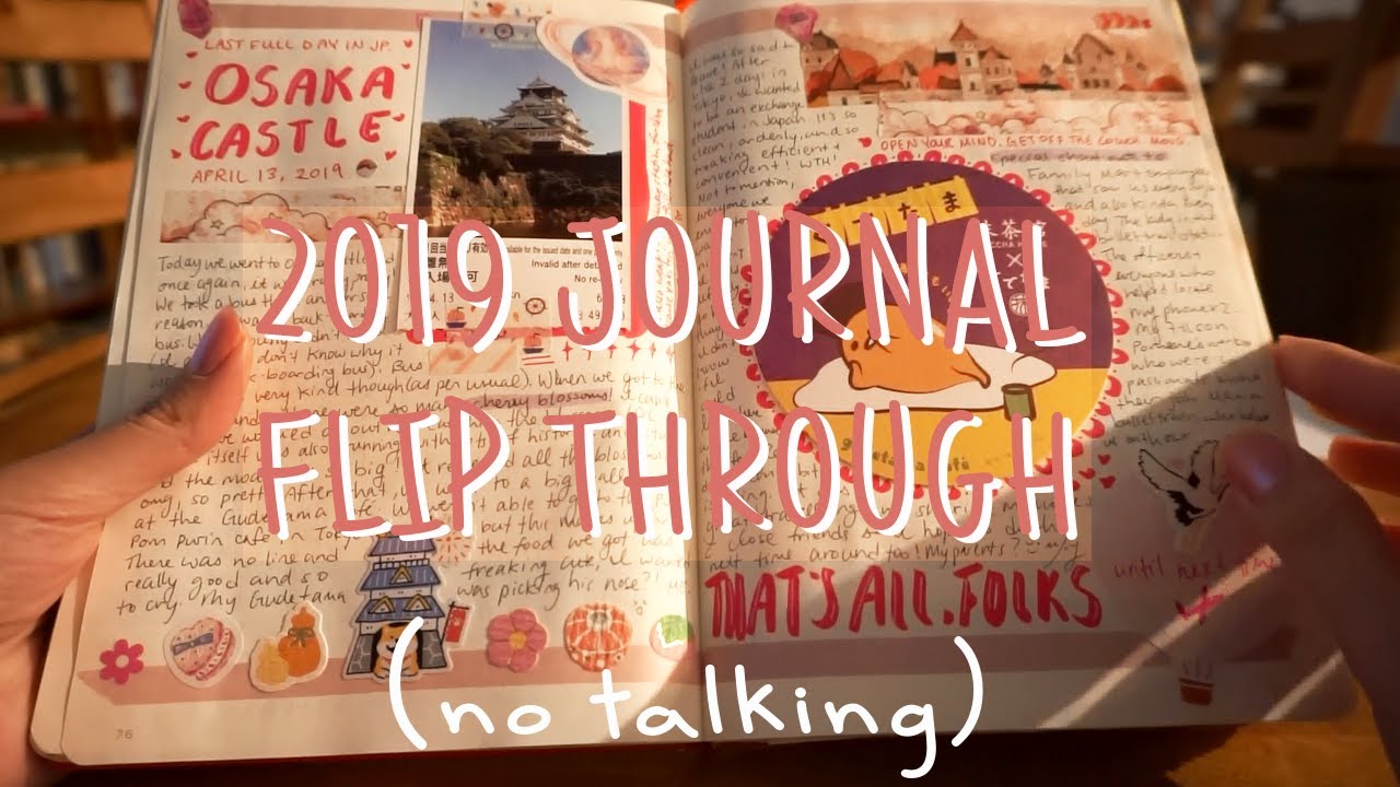 2019 Journal Flip Through | no talking, no music