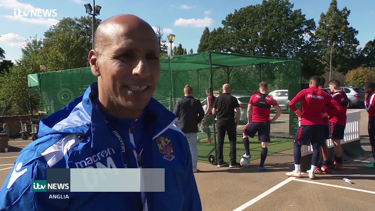 WallJAM & Stevenage FC featured on ITV news