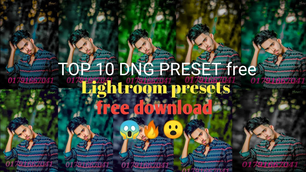 Top 10 DNG Lightroom Mobile Presets | Lightroom Presets Free Download | Lightroom Presets New 2024