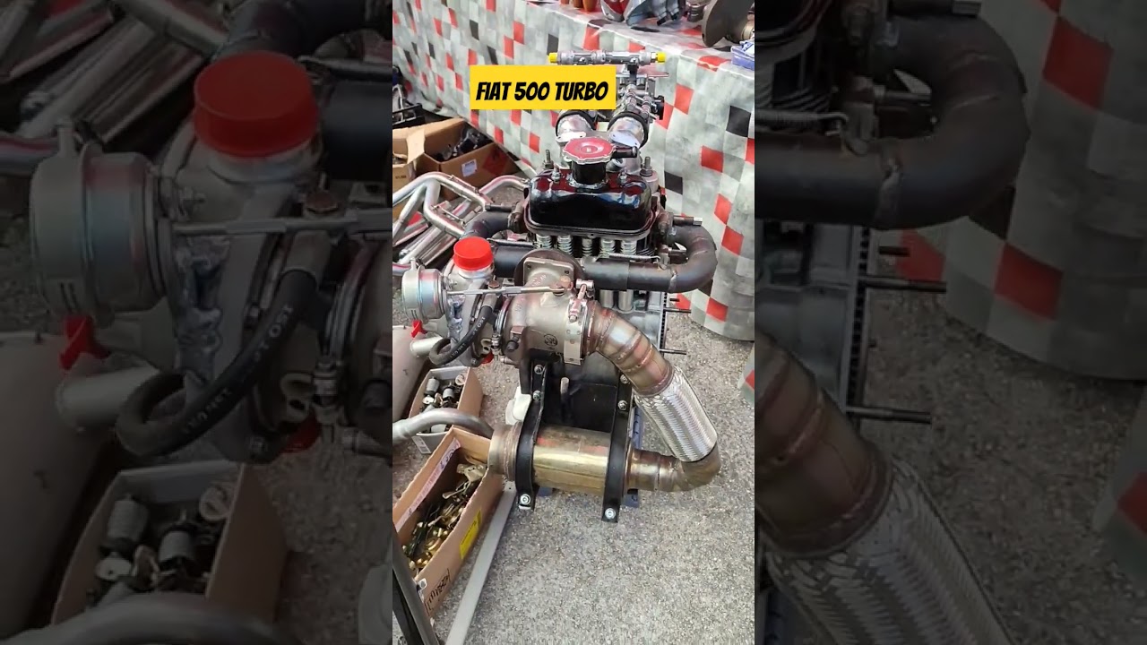 FIAT 500 turbo #mechanic #motor #motori #motorista #mechanicalengineering #officinameccanica