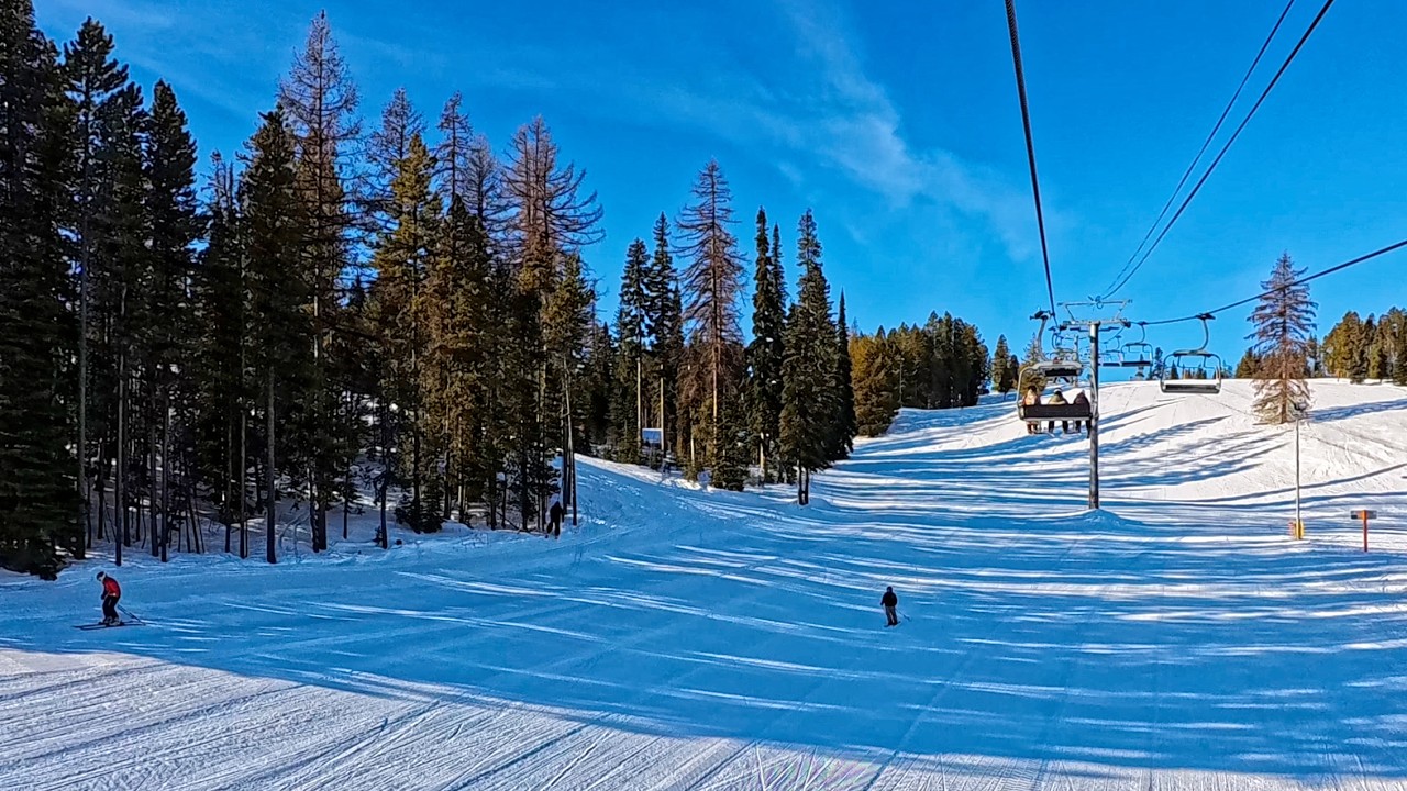 Kimberley - Up the North Star Chairlift on a Sunny Morning