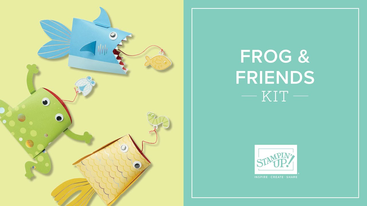 Frog & Friends Kit | Easy DIY Craft and Game for Kids by Stampin' Up! | #Papercrafting #KidsCrafts