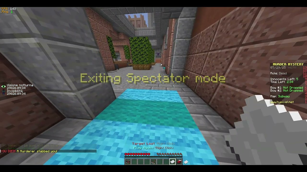 Murder Mystery (Double Up) 108# | Minecraft (Hypixel) -ITA-