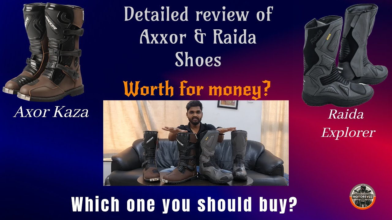 DETAILED REVIEW OF AXOR KAZA & RAIDA EXPLORER | WHICH ONE YOU SHOULD BUY? | Riding Boots