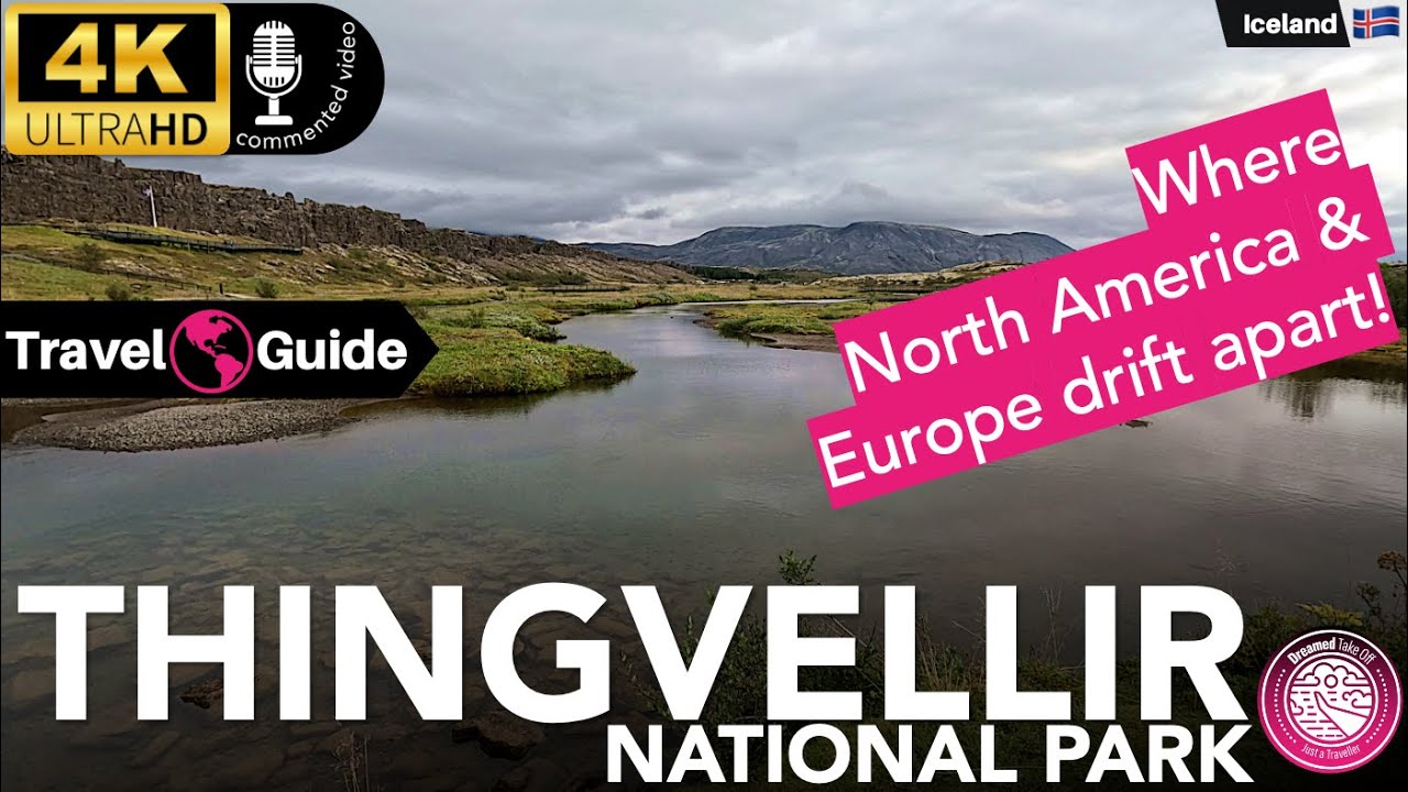 &THORN;ingvellir National Park: Here you can see the tectonic plates of North America and Eurasia! 🇮🇸. 4K.