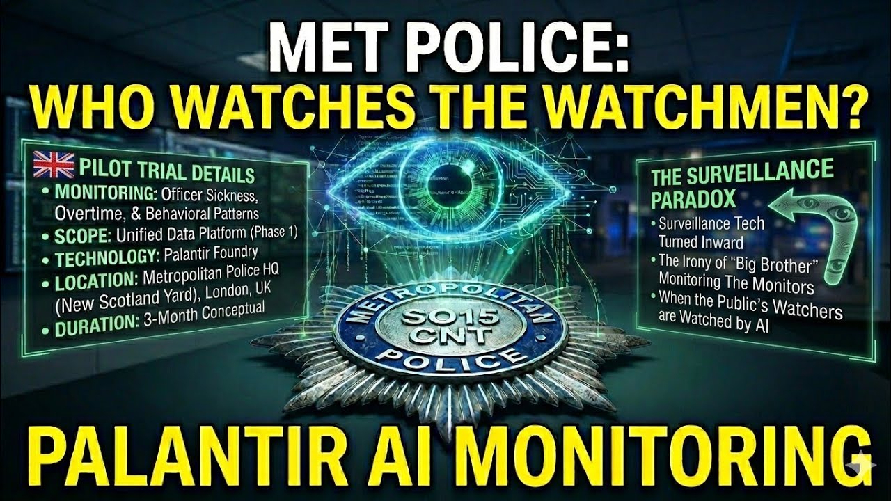 Big Brother turning on the filmers. Met police to get AI trial to flag Rogue Police. Needed imho 👍