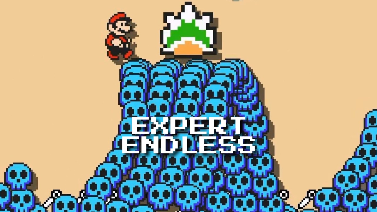 Expert Endless: Bowser Jr. Surfs with Me (Mario Maker 2, Switch 2)