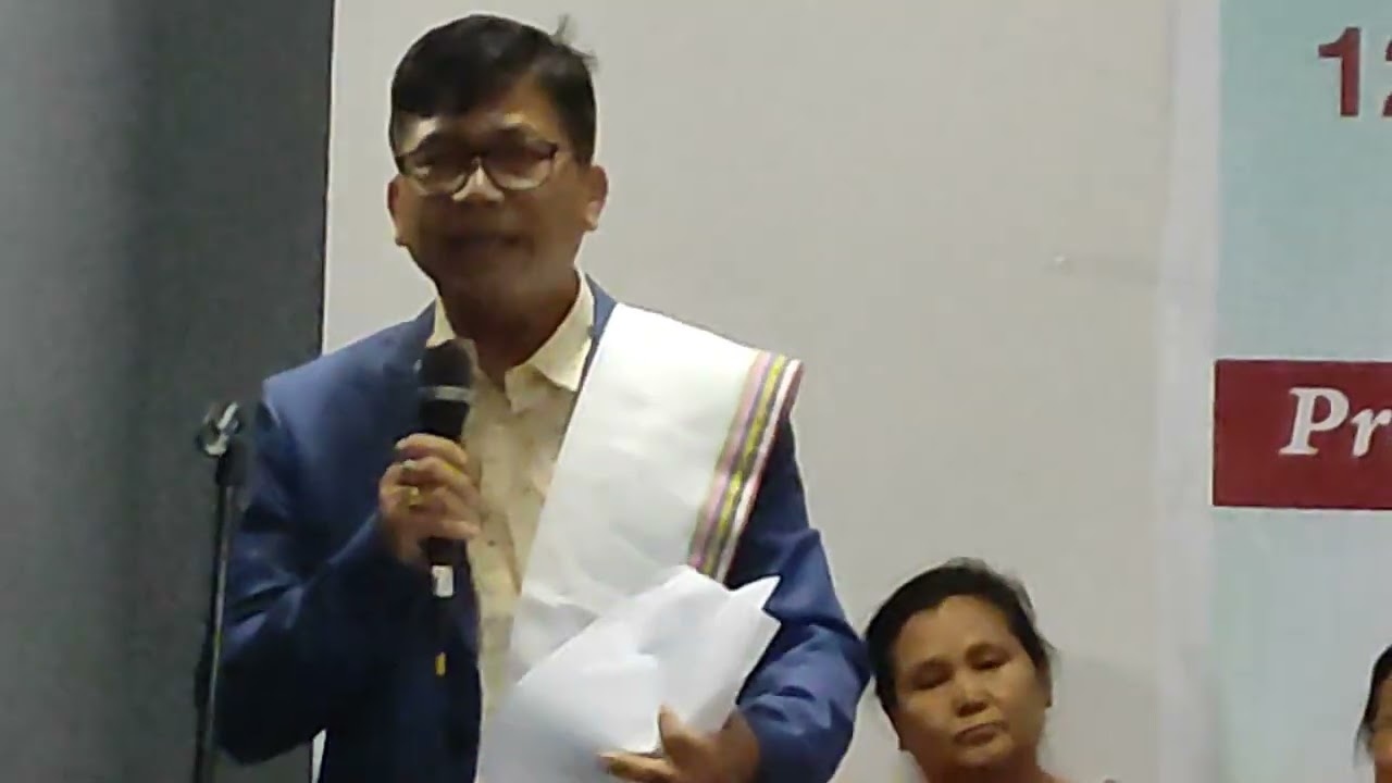Ranjit Laikhuram, Anchor, ISCOM at foundation day of Young Women Help Organisation