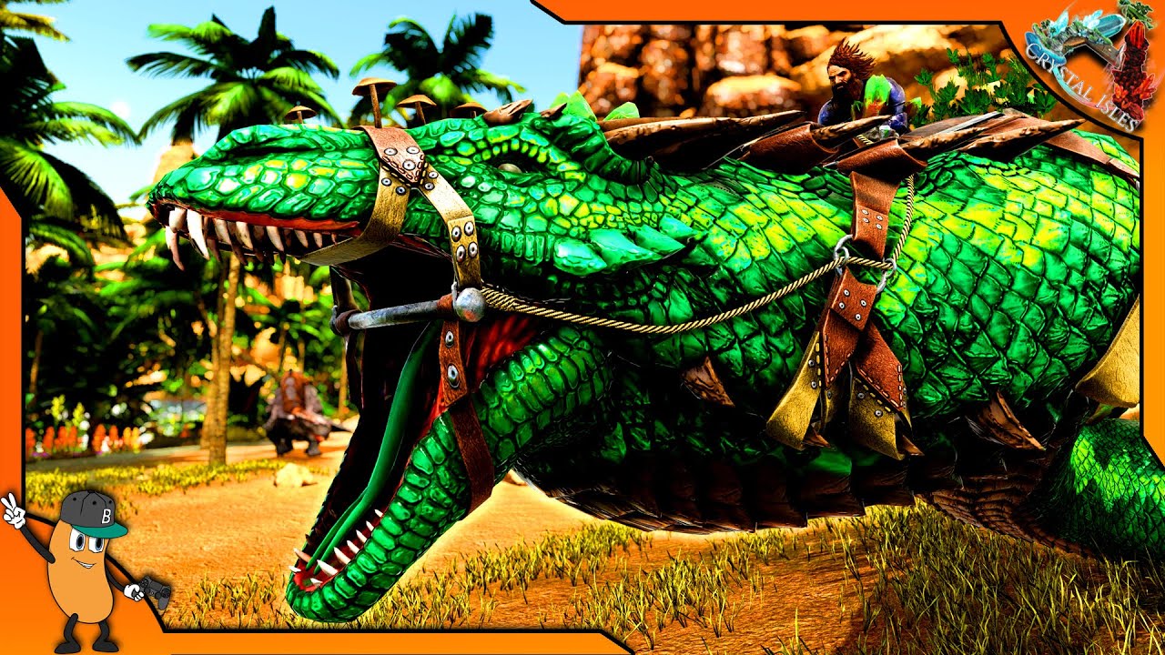 WHY WAS THIS SO HARD? | TAMING THE CRYSTAL BASILISK! |  ARK Crystal Isles DLC | EP26