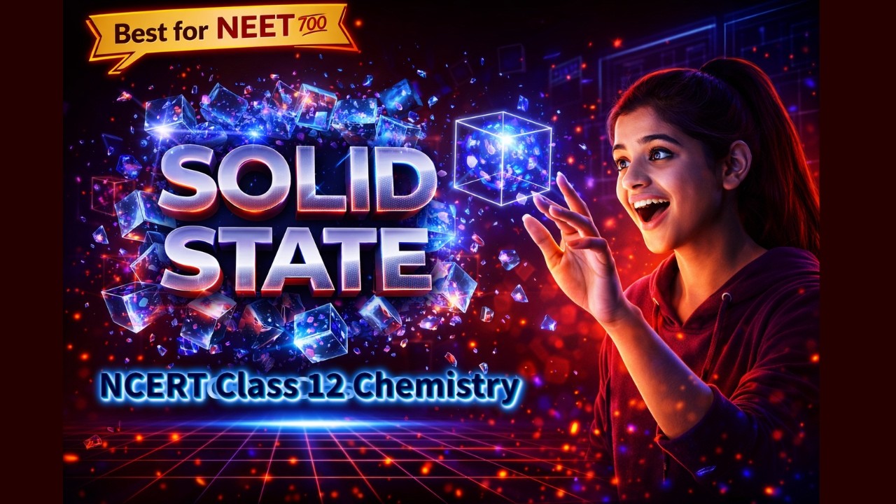 🔥 The Solid State -1 | 3D Animated | NCERT Class 12 Chemistry | Best for NEET 💯