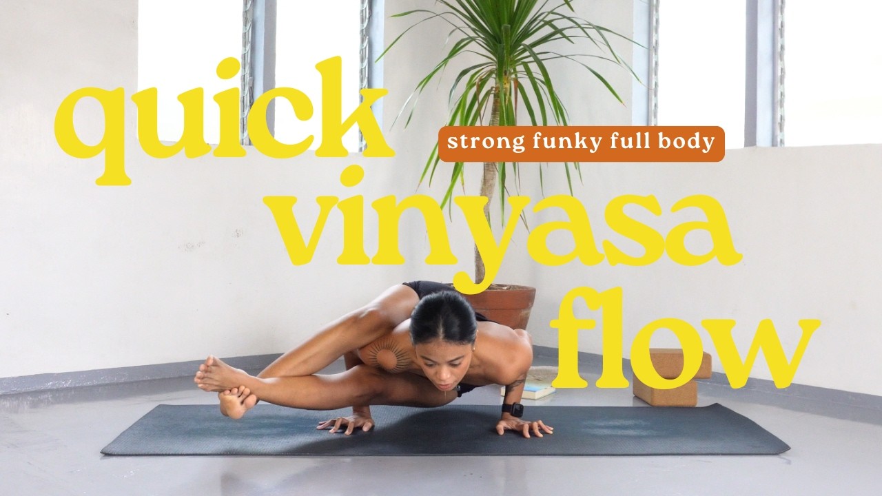 Quick Funky Full Body Flow Astavakrasana and Funky Headstand