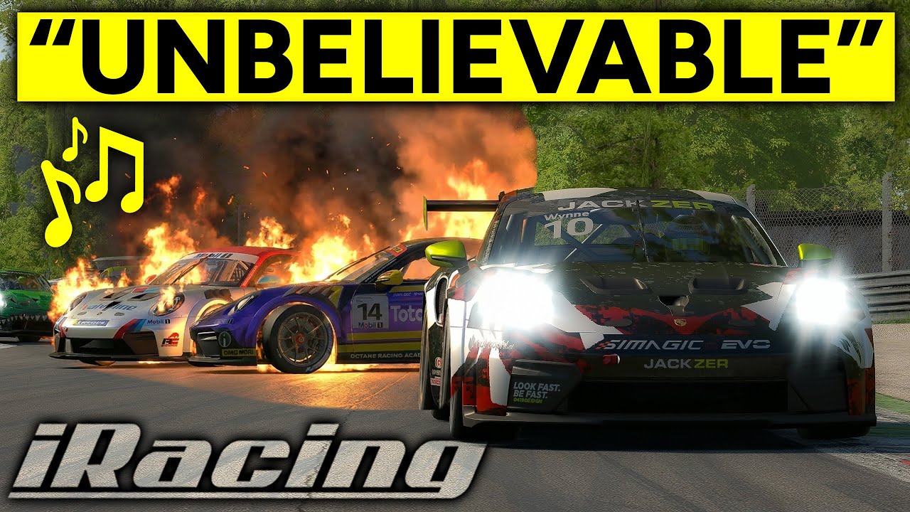 Monza on iRacing will never not be funny (Porsche Cup)