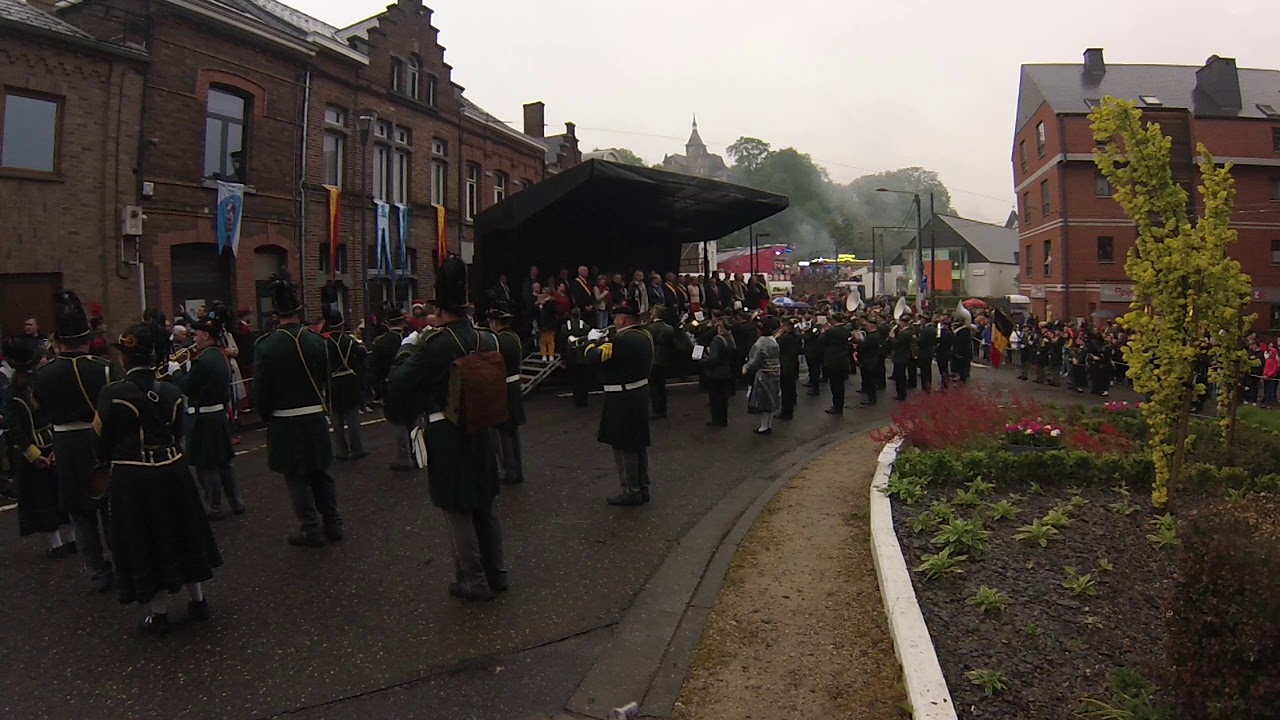 saint Roch Thuin 2019 la compagnie royale des chasseurs carabiniers de la ville basse