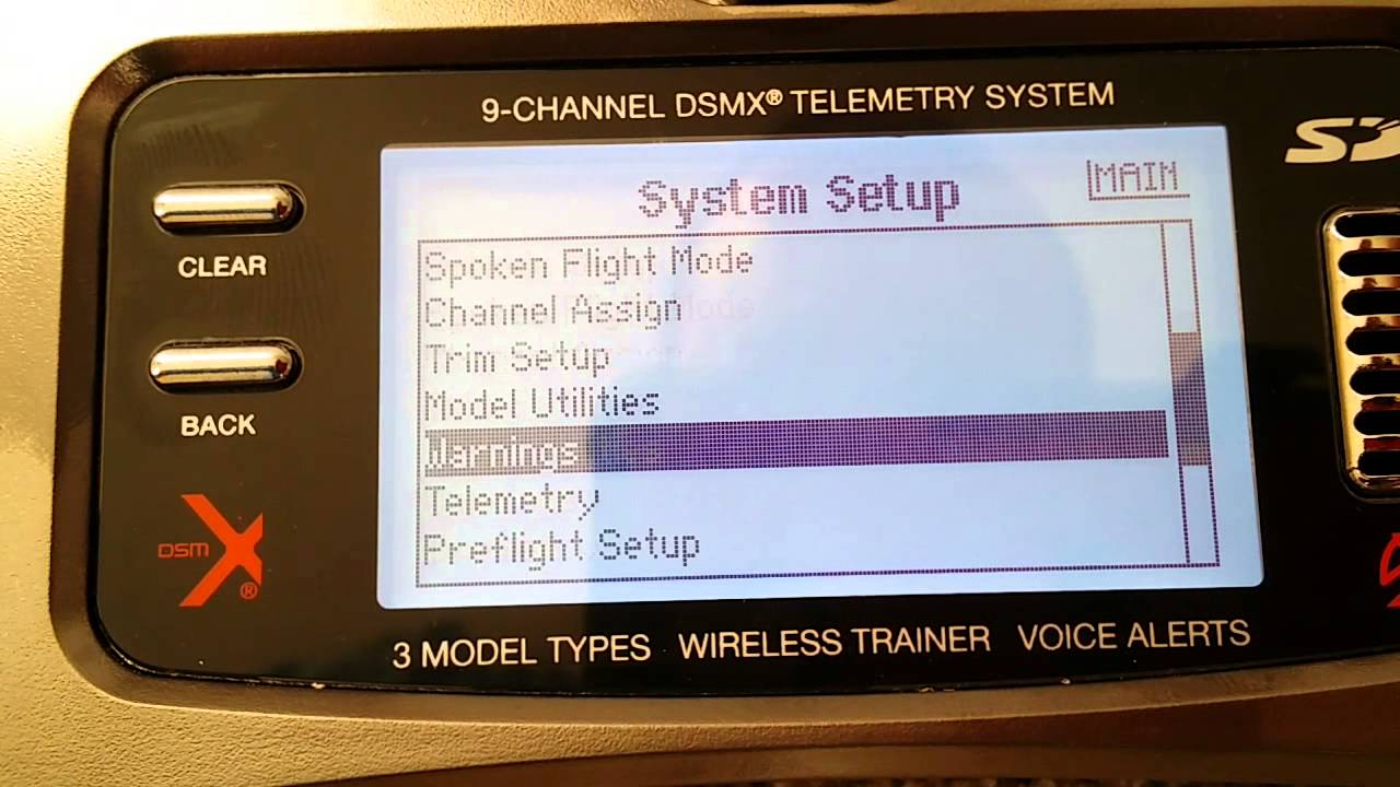How to Program blade 200 SRX on Spektrum DX9