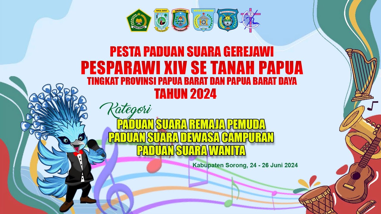 PESPARAWI XIV SE-TANAH PAPUA Venue Aimas Convention Center - Hari Ke 3