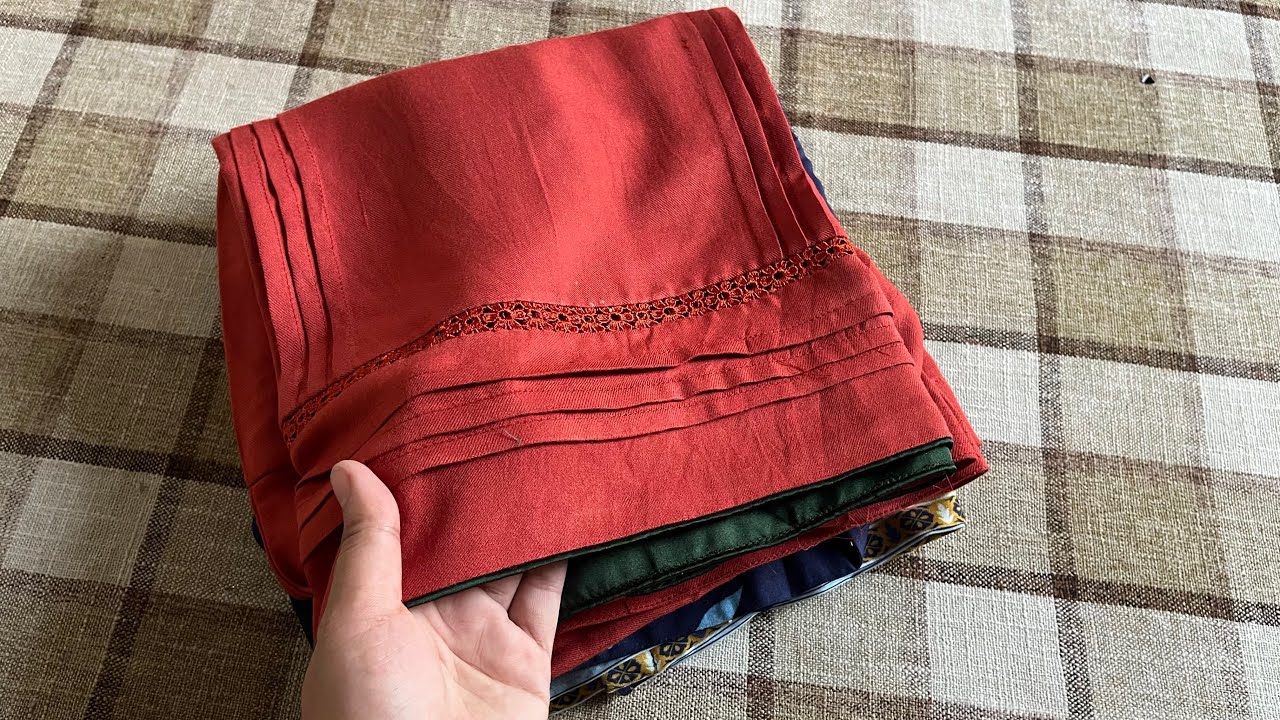 plain suit designing with shawl for winter dresses||Plates designing for plain suit#neckdesign#dress