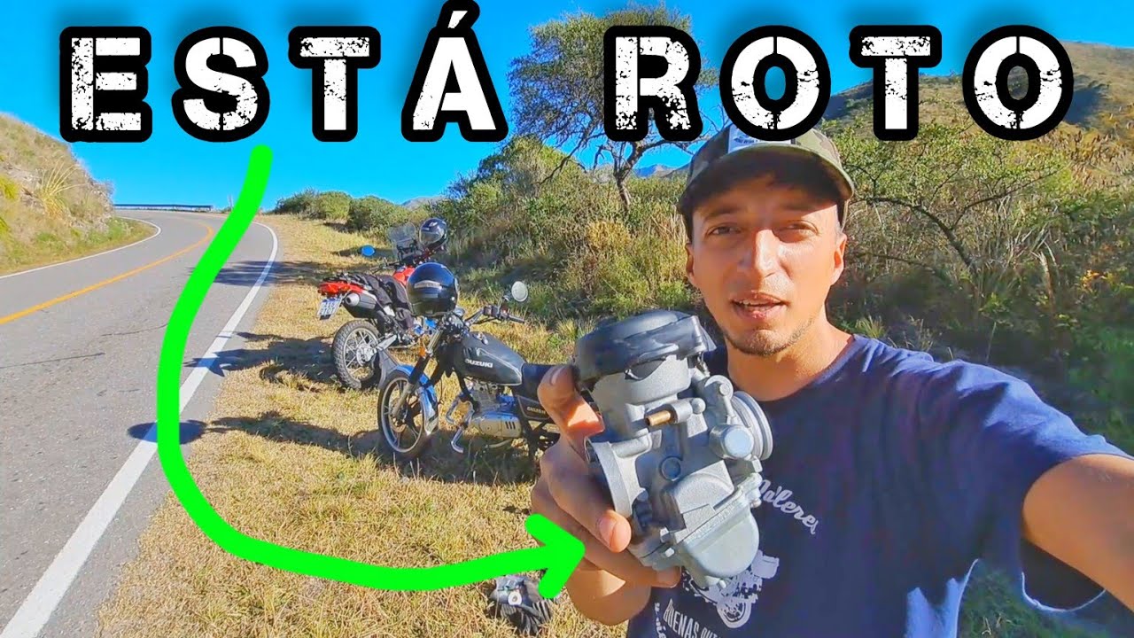 Me quedé en la ruta. Este es el TALÓN de AQUILES de la SUZUKI GN 125, Cuesta Del Portezuelo.