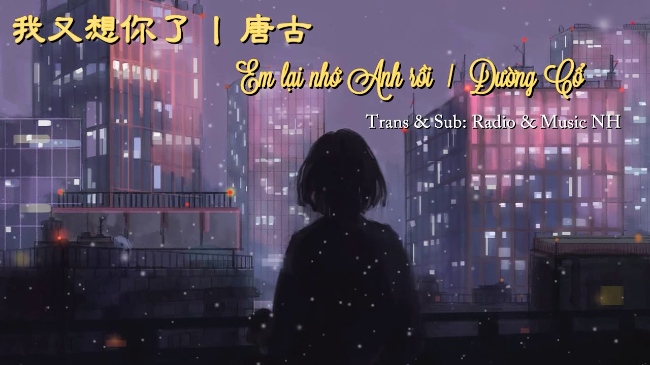 [Kara + Vietsub] Em lại nhớ anh rồi  - Đường Cổ (我又想你了 - 唐古) | Nhạc Tiktok
