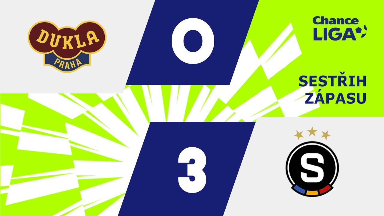 SESTŘIH: Dukla - Sparta 0:3. Červená, penalta i VAR v akci. Řádil Haraslín, trefa i nové posily