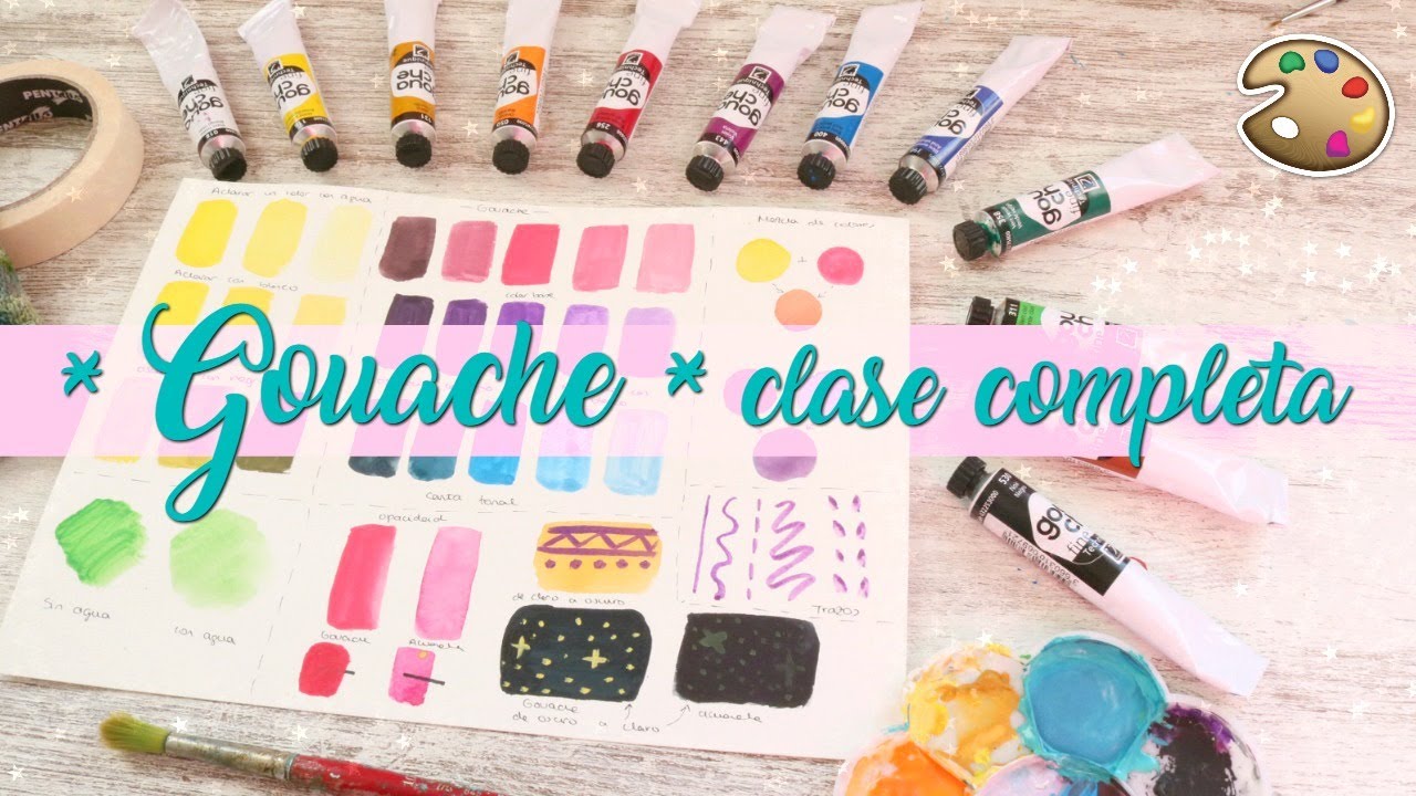 CÓMO PINTAR CON GOUACHE | MATERIALES USOS Y TRUCOS