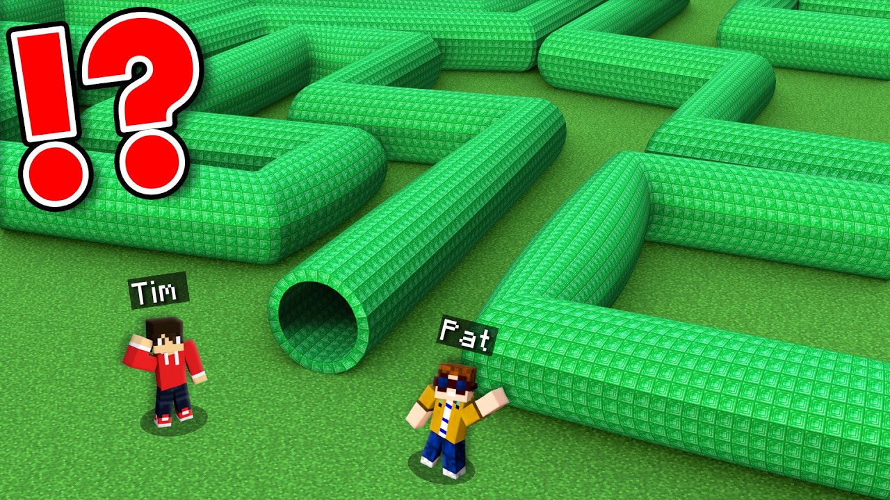 PAT FINDET einen SMARAGD SPIRAL TUNNEL in Minecraft!