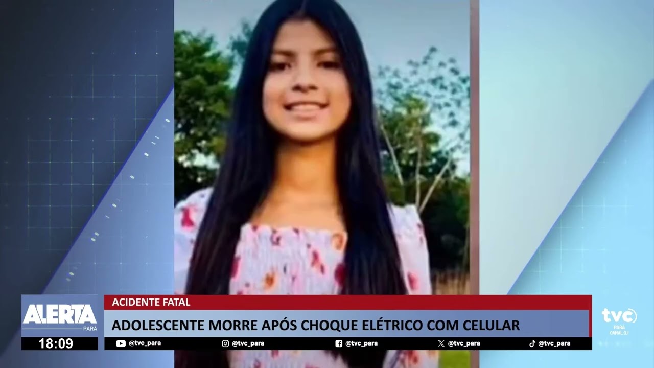 Adolescente morre após sofrer descarga elétrica ao usar celular no interior do Pará